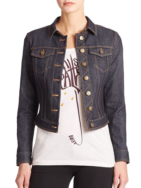 burberry blue suede jacket|Burberry brit denim jacket.